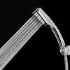 gocomma Pommeau de Douche à Haute Pression avec 300 Trous Portable Économe en Eau Ecoulement Accéleré avec Chrome ABS - Argent 