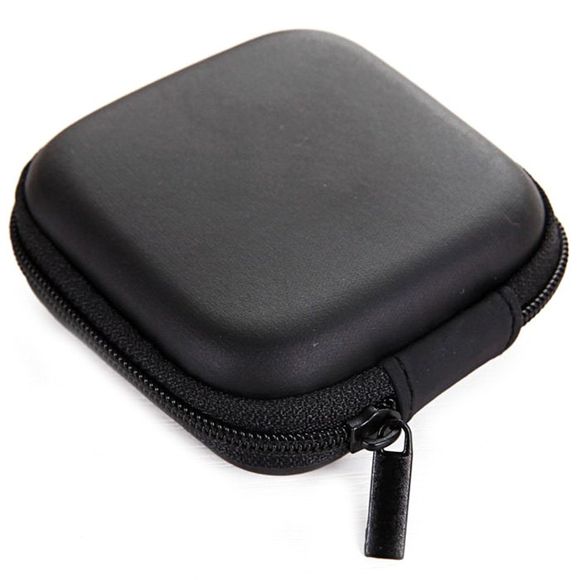 Sac de Rangement de Protection Portable pour Casque Bluetooth - Noir 