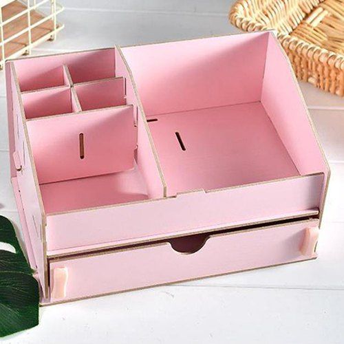 17 Off 2020 Ximivogue Double Drawer Wooden Storage Box In Light