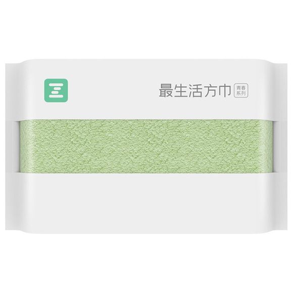 Serviette carrée pour le visage absorbant en coton Z - Vert Jungle 