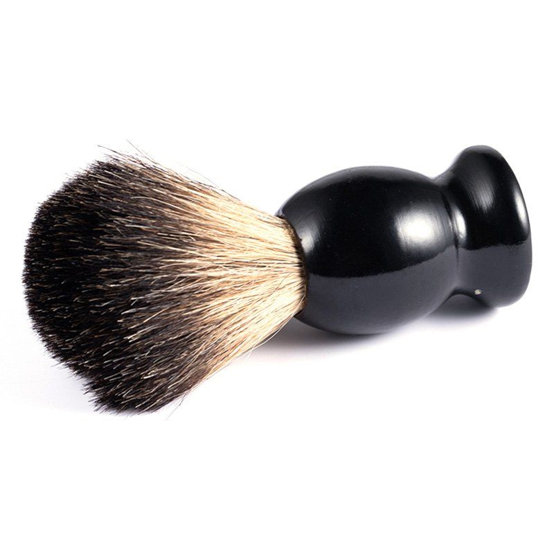 

YMH37653 Hair Salon Men Cleaning Beard Nylon Brush, Black