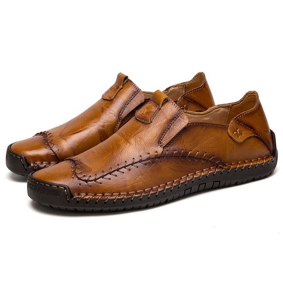 Chaussures Décontractées Durables et Antidérapantes à La Mode pour Hommes - Brun Légère EU 42