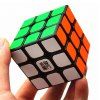 YJ 3 x 3 x 3 Cube Magique de Vitesses Lisse Jouet de Puzzle de Doigt - Noir 