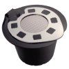 NESPRESSO Logement Remplissable de Café de Capsule Filtrante Remplissable avec Couvercle Argent (Chrome Plaqué) - Argent 1PC