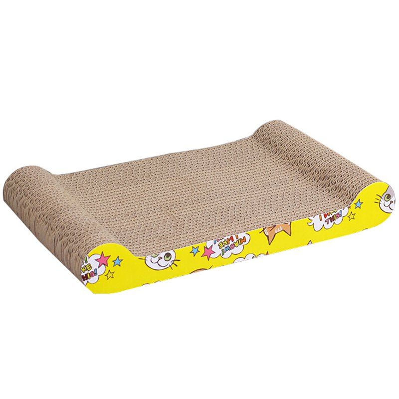 

HanHanLeYuan Resistant Pet Cat Scratching Board Cat Toy, Camel brown