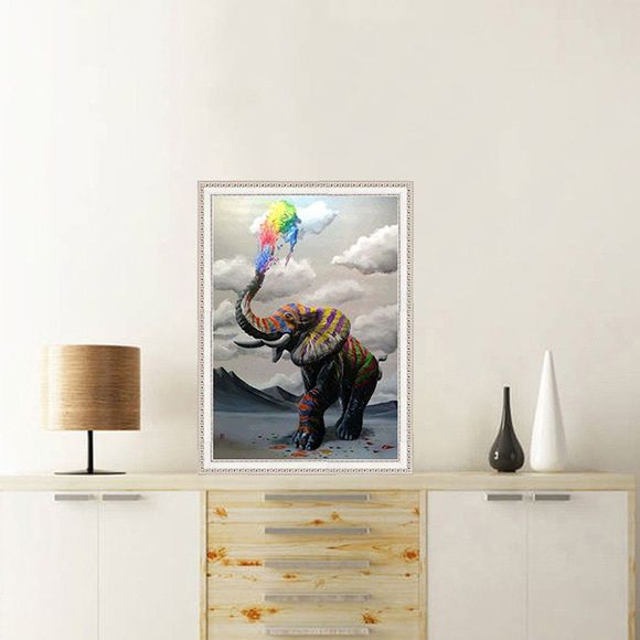 Lzy - 996 Elephant DIY Diamond Painting - multicolor A 