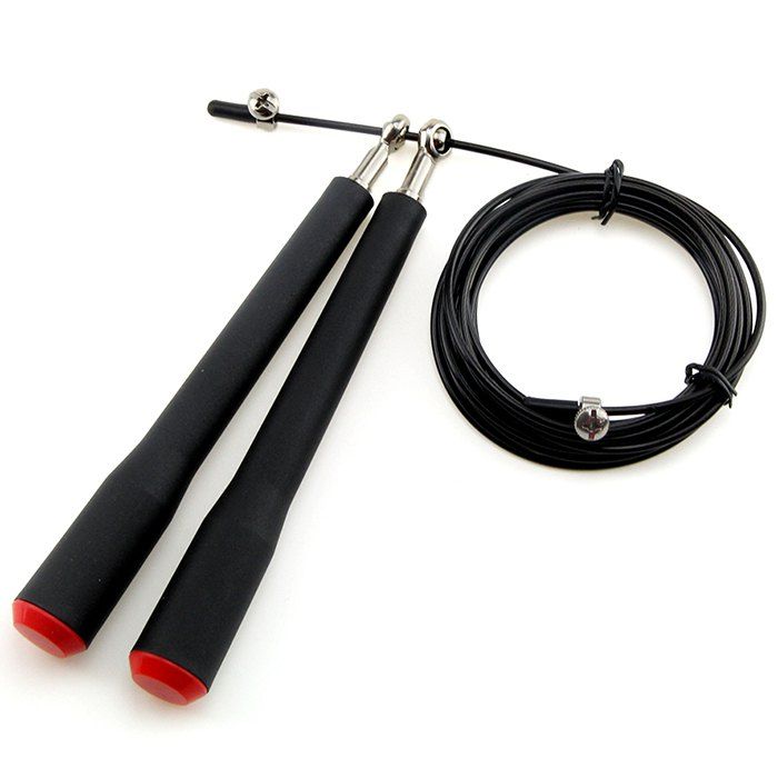 

HQZYSLTS001 Plastic Skipping Rope, Black