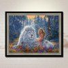 Lzy - 1405 DIY Lion Pattern Diamond Painting - multicolor A 