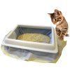 HanHanLeYuan Sac de nettoyage pratique pour chat, déchiré, M 7PCS - Gris argenté 