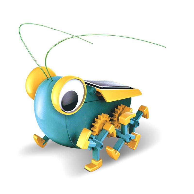 

Children's Educational Solar Energy DIY Toy, Macaw blue green