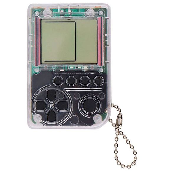 26-en-1 porte-clés machine à mini jeux rétro nostalgique - Gris 