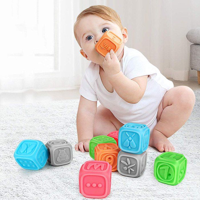

TUMAMA Baby Teeth Chewing Educational Toy for 0 - 3 Years, Multi