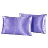 Silky Purple Simulation Taie d'oreiller en soie - Pourpre 51X102X2CM