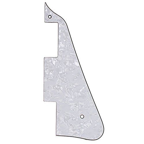 LP109 White Pearl Shield Convient aux accessoires de guitare électrique Jipson - Blanc 