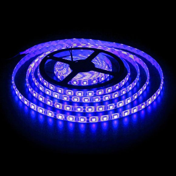 BRELONG LED Light Strip 5050 SMD CC 12V 5M 300 perles collent imperméable à l'eau - Bleu US