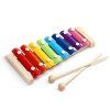 Octave en bois frappant piano enfants jouet de percussion - multicolor A 
