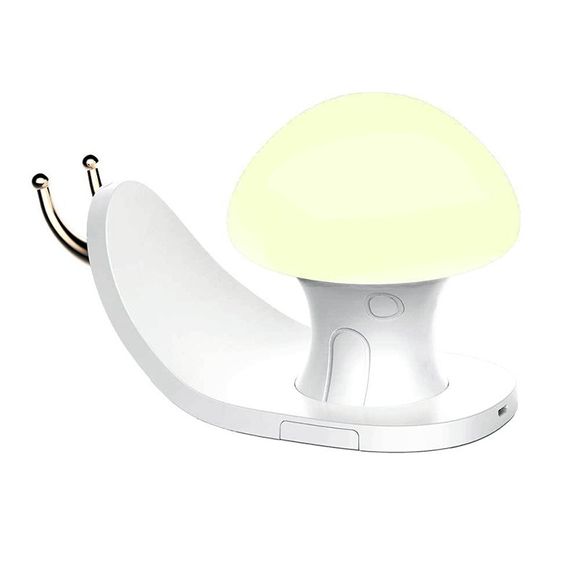 BRELONG AXL - L1 Lampe de Nuit à Chargement USB - Blanc 