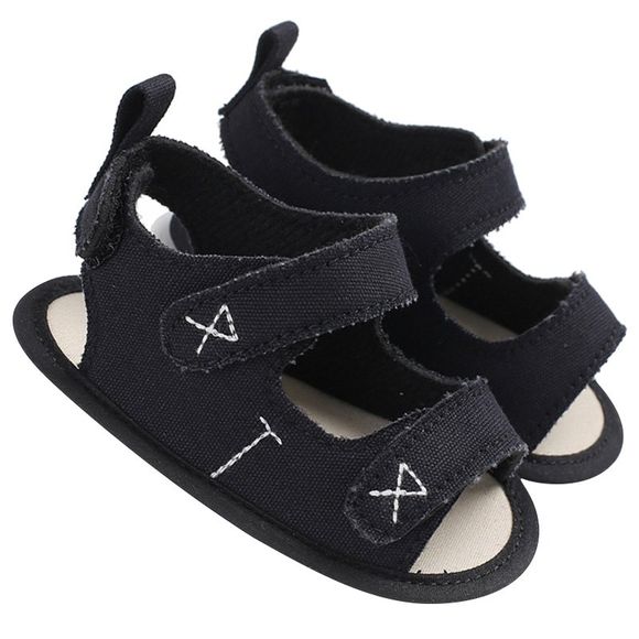 C - 454 été 0 - 1 an sandales en silicone Chaussures tout-petit bébé - Noir EU 23