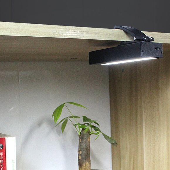 Coolbi Clip de Lumière de Nuit de Table / Lampe de Chevet Créative Portable - Noir 