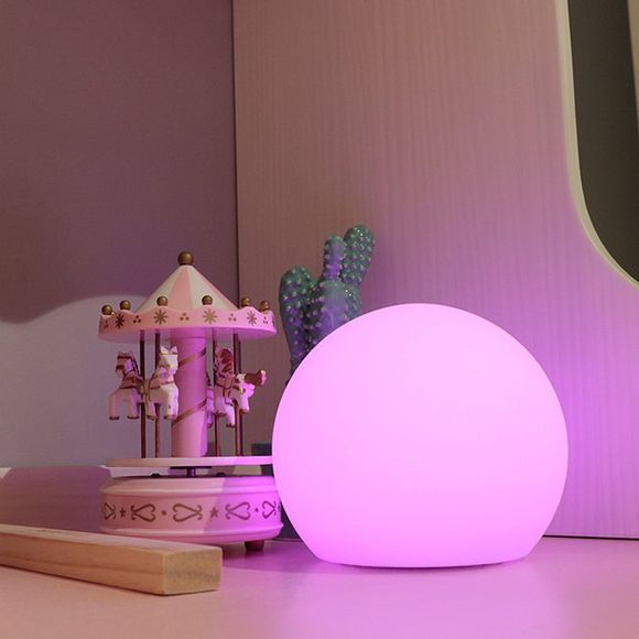 Lampe de Nuit Boule Colorée avec Contrôle Tactile Intelligent - Blanc Naturel S