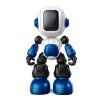 Jouet éducatif de robot de musique légère interactive en alliage pour les enfants - Bleu Océan 