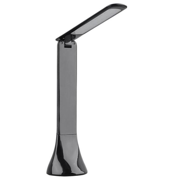 Lampe de table rechargeable USB rechargeable par contrôle tactile USB à économie d'énergie, lampe de table simple - Noir 