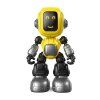 Robot d'Induction en Alliage avec Musique Légère Jouet Educatif pour Enfants - Jaune 