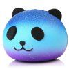 Jouet Spongieux à Rebond Lent de Tête de Panda Etoilée - Bleu Dodger 