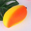 Jouet Spongieux de Décompression de Décoration de Mangue à Rebond Lent - Orange Papaye 