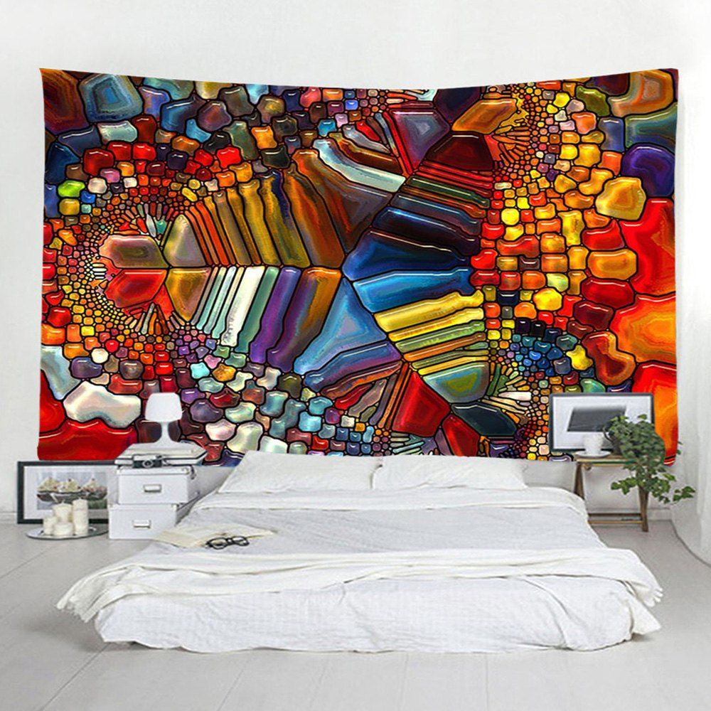

Home Decoration 3D Abstract Tapestry, Multi-a
