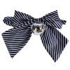Collier de Cravate de Noeud pour Chien de Compagnie - Bleu de Minuit 