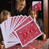 Jouet Magique de Carte de Poker Marqué 54 Pièces - Rouge 