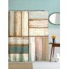 Rideau de Douche Bloc Imprimé en Tissu en Polyester - multicolore 150CM*180CM