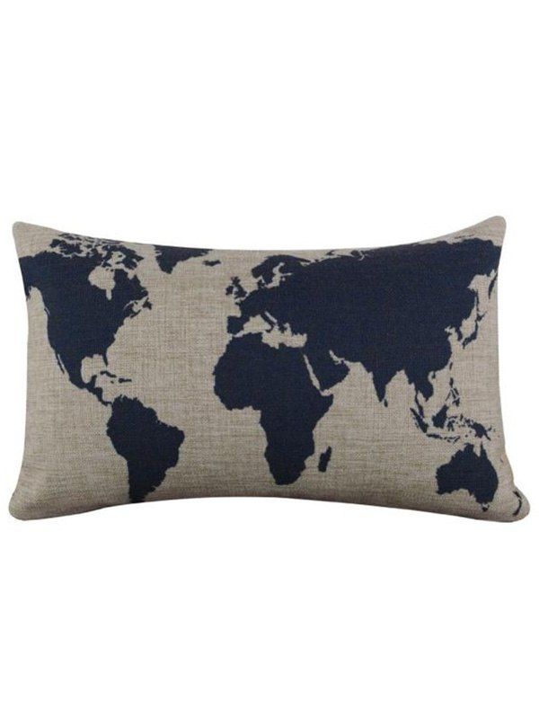 

Sofa Cushion Printing Pillow Case, White and black