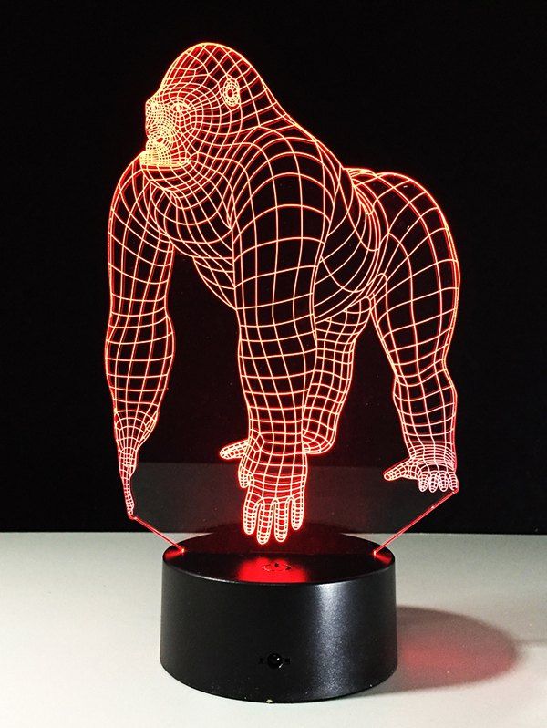 

Touch Control 3D Animal Color Change LED Night Light, Transparent