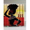 Retro femmes indiennes imperméable rideau de douche - multicolore 150*180CM
