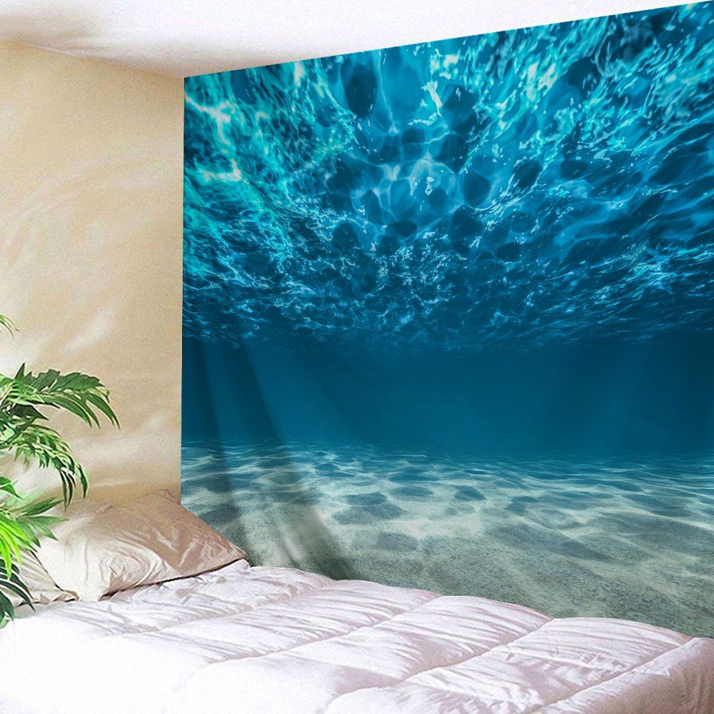 

Underwater Polyester Throw Wall Art Tapestry, Bayside