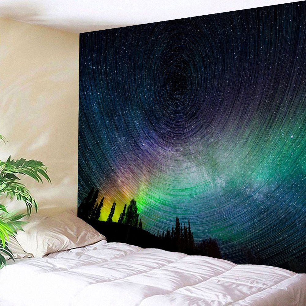 

Psychedelic Night Sky Polyester Wall Tapestry, Colormix