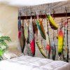 Fishhook Print Hanging Wall Art Decoration Tapestry - multicolore W71 INCH * L91 INCH