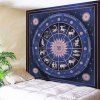 Tapisserie Murale Imprimé 12 Signes du Zodiac - Bleu profond W59 INCH * L59 INCH