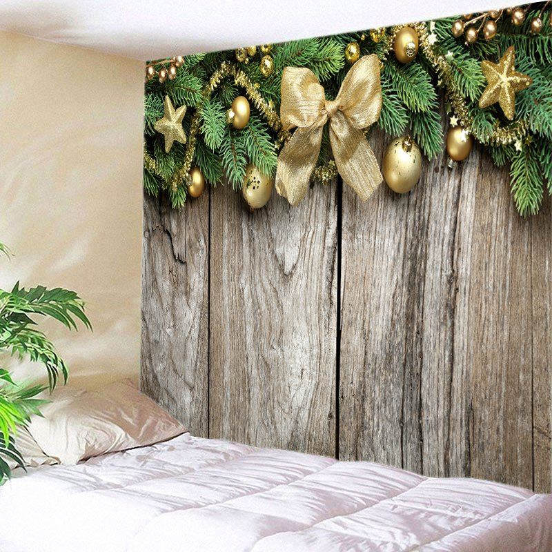 

Christmas Wood Flooring Print Tapestry Wall Hanging Art