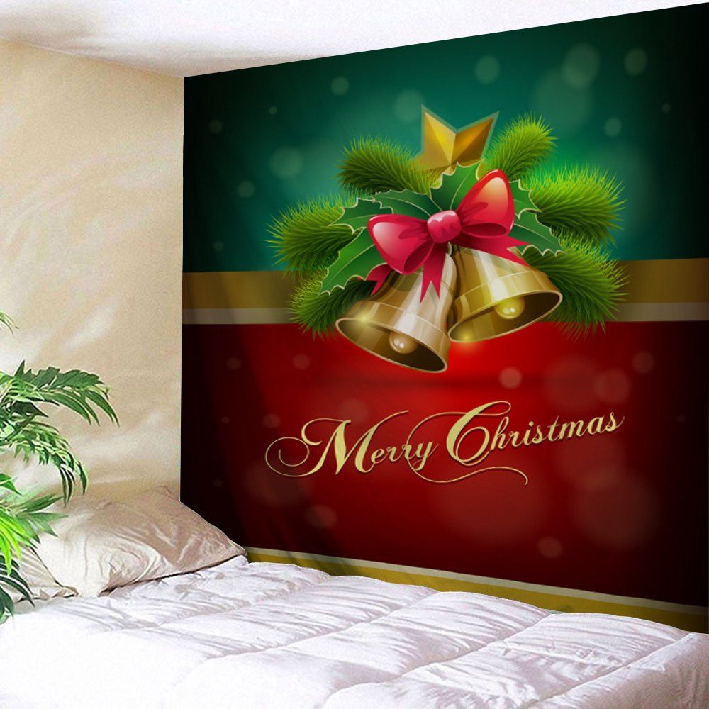 

Wall Hanging Merry Christmas Bell Tapestry, Colormix