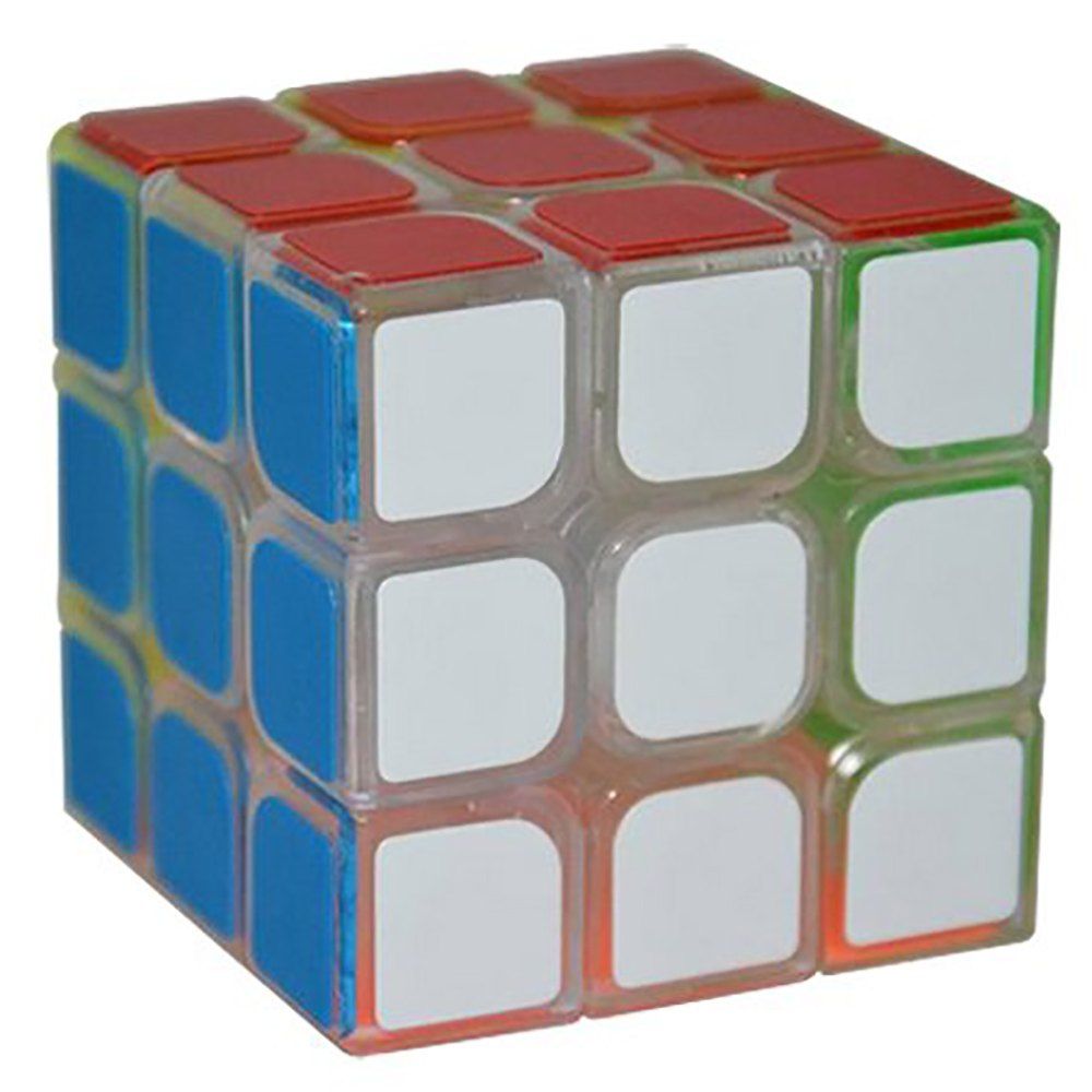 

YJ Guanglong 57mm 3 x 3 x 3 Smooth Adjustable Lightweight Magic Cube Puzzle Toy for Kids / Adults, Transparent