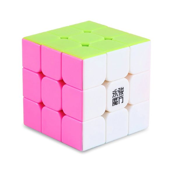 YJ Guanglong 57mm 3 x 3 x 3 Jouet de Puzzle de Cube Magique en ABS Ecologique Réglable de Vitesse Lisse - multicolor Couleur 