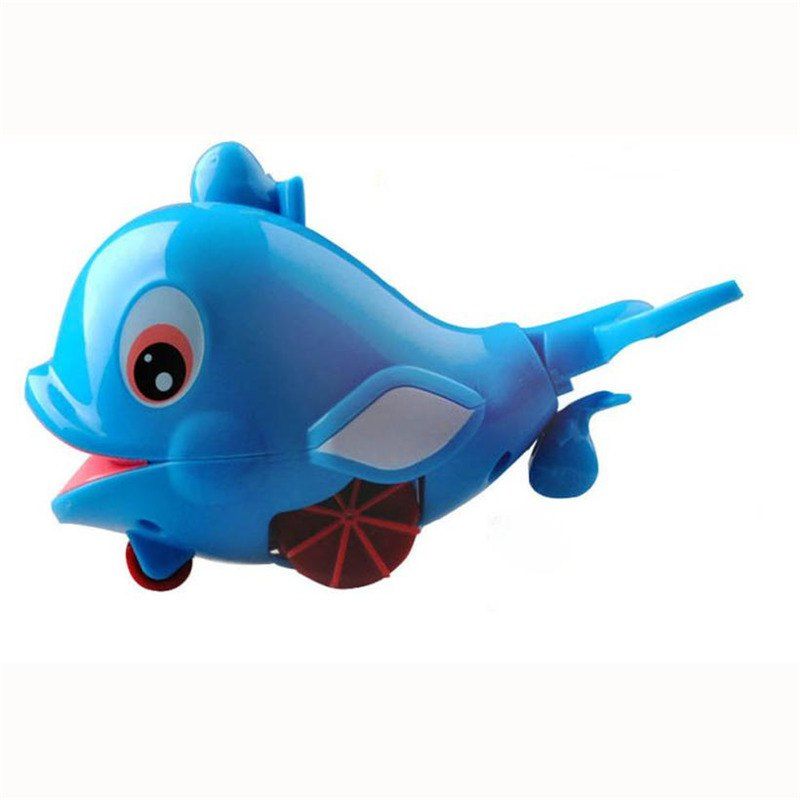 

Creative Kids Clockwork Water Toy Swimming Dolphin, Blue