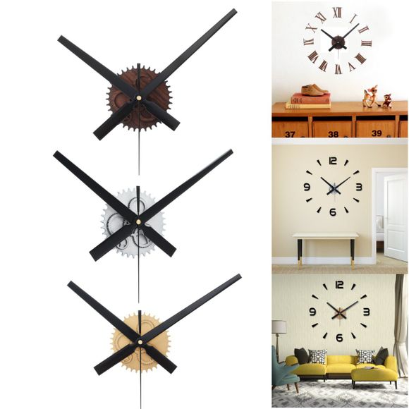 Horloge Murale de Mouvement Vintage Mécanisme DIY pour Décoration de la Maison - Argent 