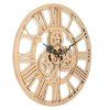 Horloge Murale Européenne Vintage de Mécanisme de Vitesse DIY pour Décoration à la Maison - Or 