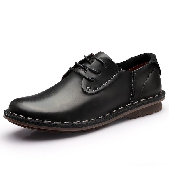 Ventilate Business - Chaussures en cuir à la mode - Noir EU 44