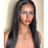 Orgshine Long Straight Black Color Synthetic Wigs Middle Part Wig 24inch - Noir Naturel 