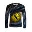 T-shirt Décontracté à Imprimé 3D Œil de Dragon à Manches Longues à Col Rond - multicolor 2XL